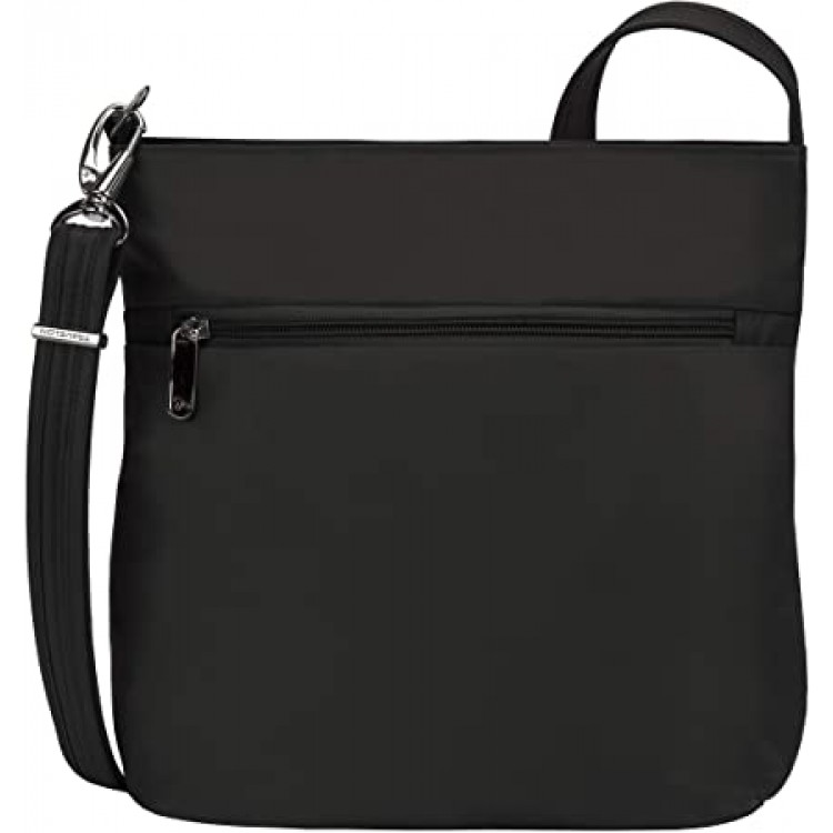 Onyx Women's Anti-Theft Tailored N/s Slim Bag, Onyx, 11 x 11 x 1.75